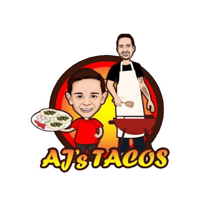 Plates from AJ’s Tacos